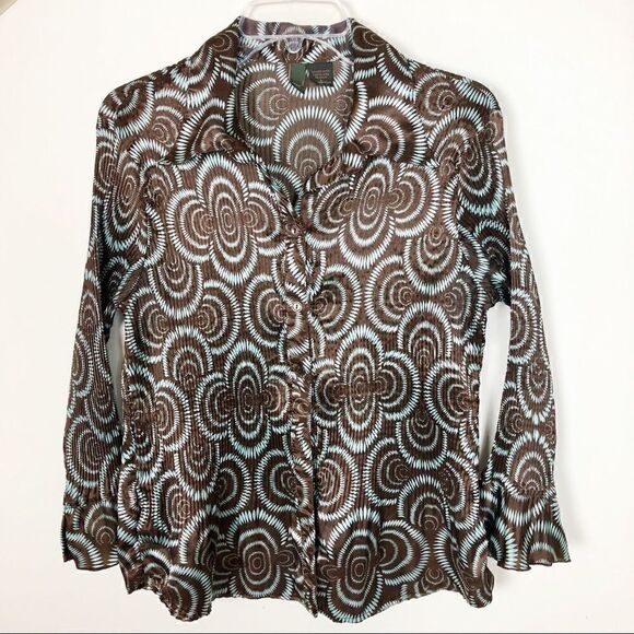 Sere Nade Button Down Blouse - Size Large - Picture 1 of 5